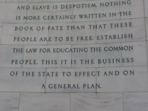 Cherry-Picked: Out-of Context Quotation on the Jefferson Memorial