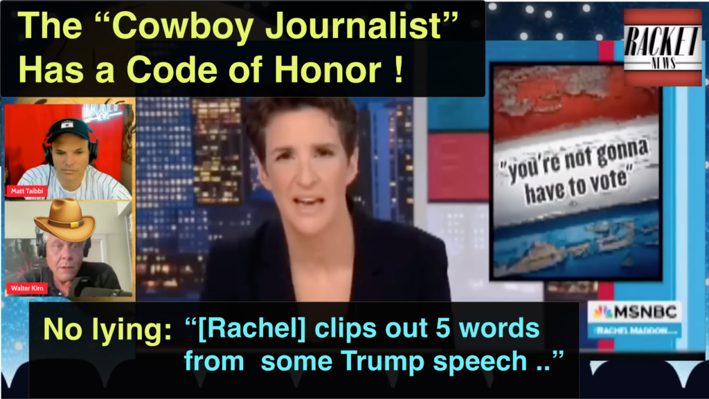 The Cowboy Journalist has a Code of Honor